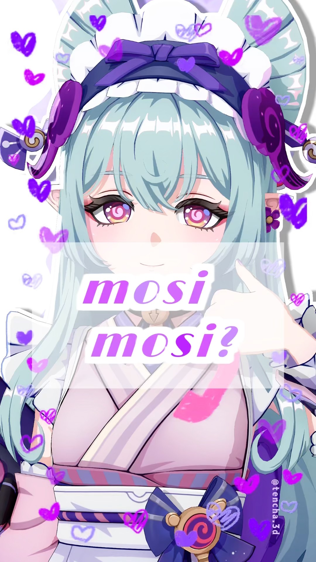 miii♡プロフ必読専用 Mizuki — 「もしもし聞こえてる？」 mosi mosi? 📞⚡ | Genshin Impact
