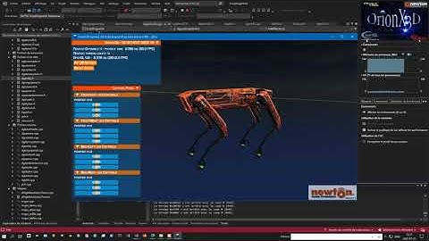 OrionX3D WIP newton 4 - Test Individual joint effector update.