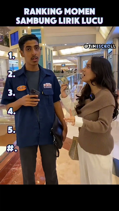 Ranking momen sambung lirik lucu 🤣