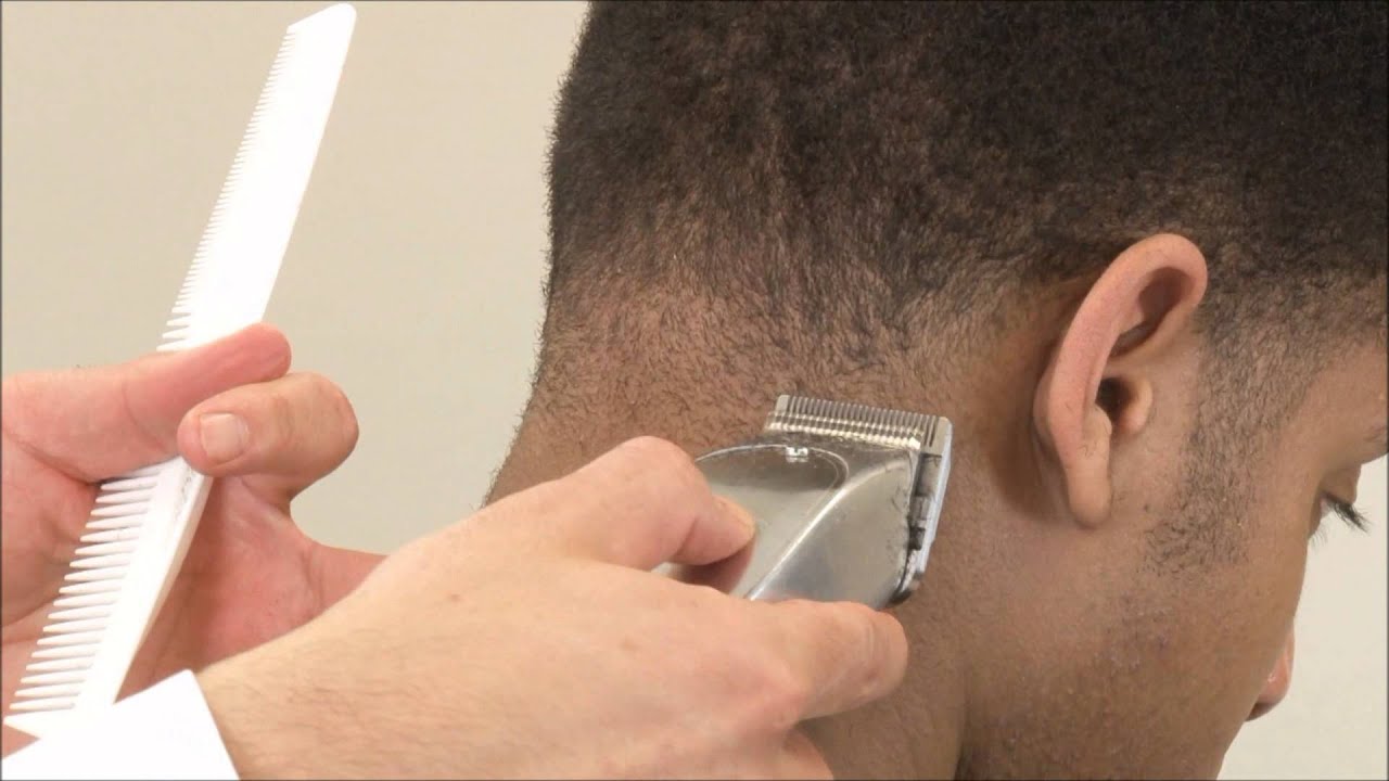 Medium Afro Taper Freehand Clipper Cutting Part 5 YouTube