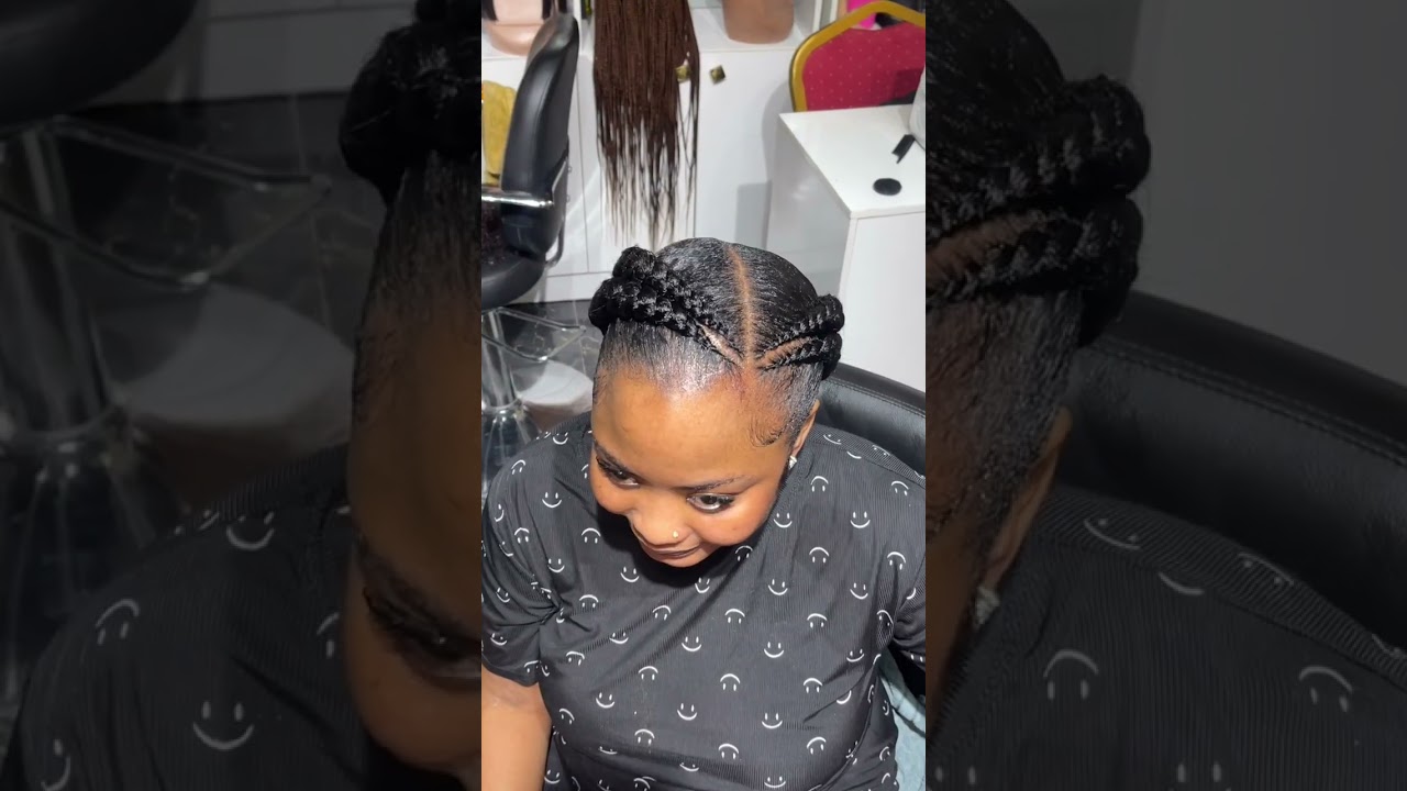 Easy 4 Cornrow All Back