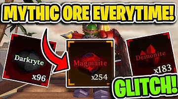 HOW TO GET MYTHIC ORES IN THE FORGE ROBLOX!