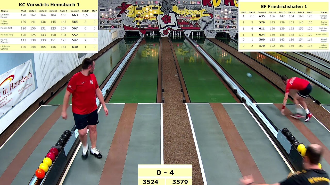 KC Vorwärts Hemsbach 1 vs. SF Friedrichshafen 1