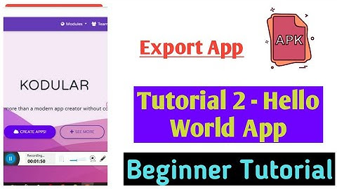 How to Export App From Kodular - Make First App by Untold Secrets in Hindi