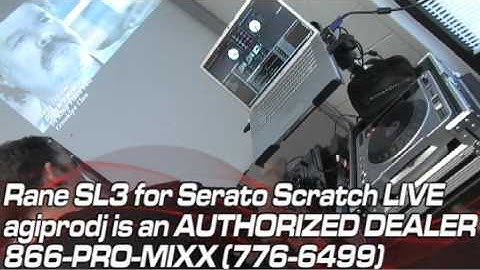 Rane/Serato Video Scratch Live Demo w/ SL3
