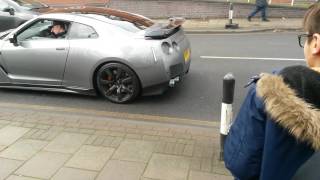 Nissan Gtr At Msl In Birmingham 2017 Exhaust And Backfire