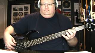 Hall & Oates Maneater Bass Cover with Notes & Tablature