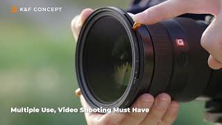 K&F CONCEPT ND & CPL 2 in 1 Lens Filter ND2-ND32 (1-5 Stop)