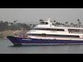 Catalina Flyer Streams into Newport Harbor Smokey SEP 2020