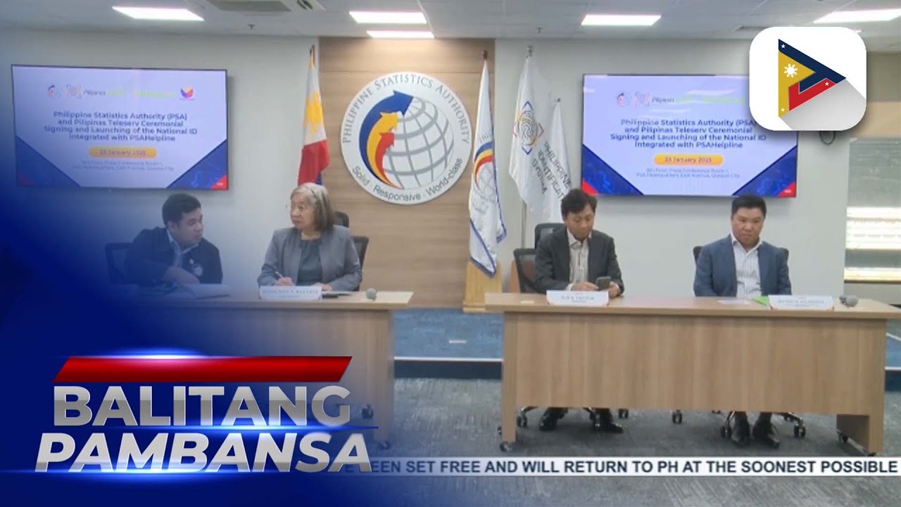 PSA, Pilipinas Teleserv hold ceremonial signing during launch of Nat’l ID Integrated System