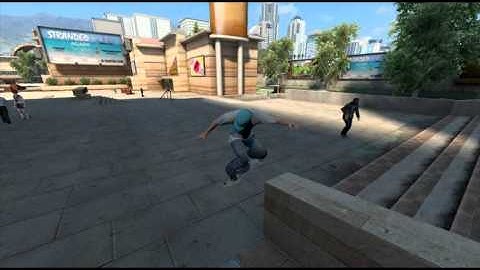 Skate 3 1 foot boardslide hd