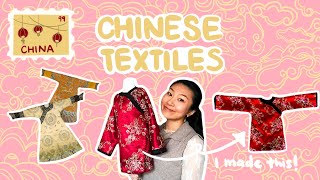 history of Chinese textiles | and making a mini 1700s emperor's robe