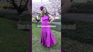 This fabric made me almost quit sewing #sewing #sewingdiy #sewingproject