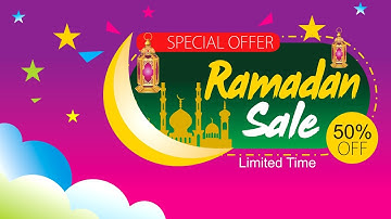 How to Make Ramadan Banner | Ramadan Banner Kaise Banay | CorelDraw Tutorial....  Ani INFO