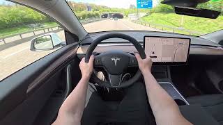 2024 Tesla Model Y LR RWD Drive POV