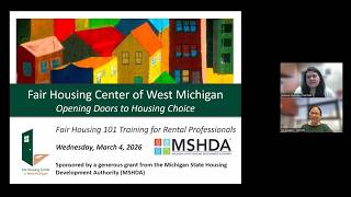 FHCWM Fair Housing 101 for Rental Professionals - March 2026