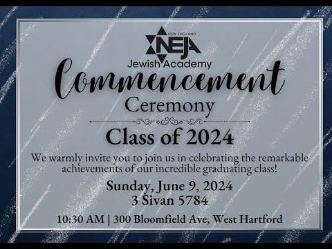 NEJA Commencement 2024 