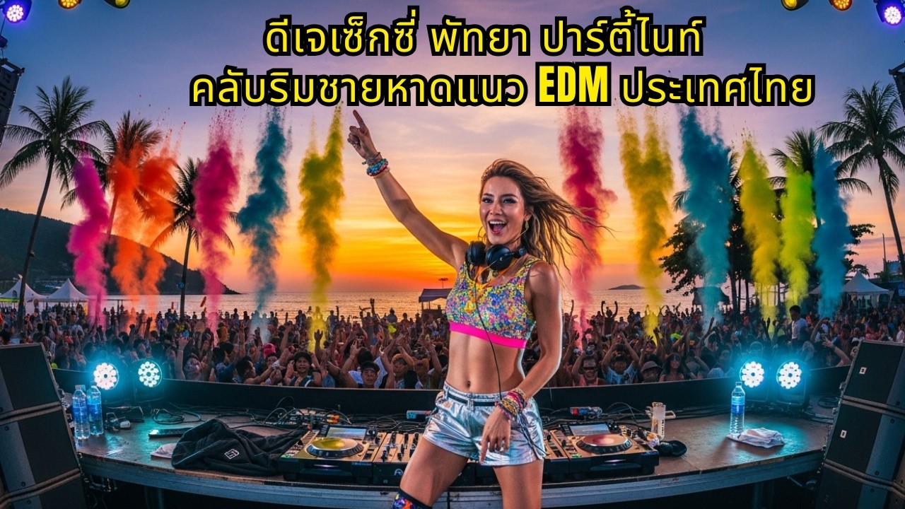 ดีเจสุดเซ็กซี่ ประเทศไทย พัทยา | แนวเพลง EDM สำหรับปาร์ตี้คลับล่าสุด
