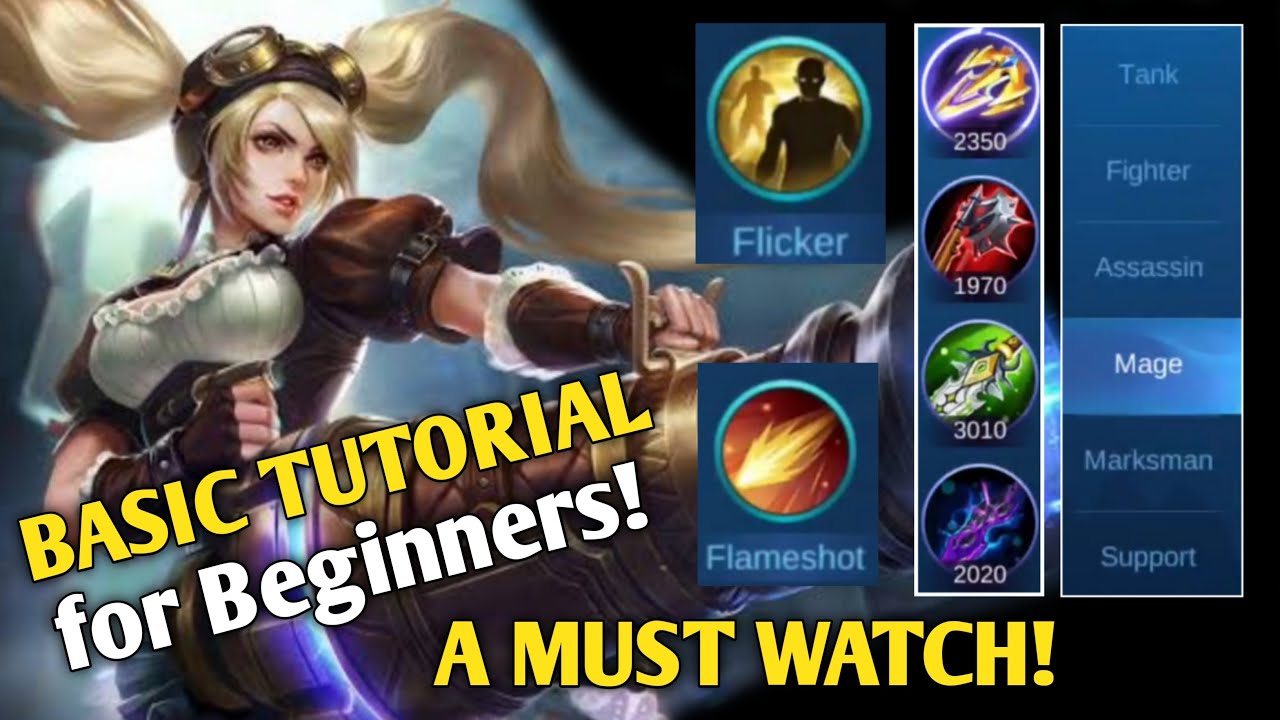 MOBILE LEGENDS - VERY BASIC TUTORIAL / GUIDE FOR BEGINNERS ! A MUST SEE ...