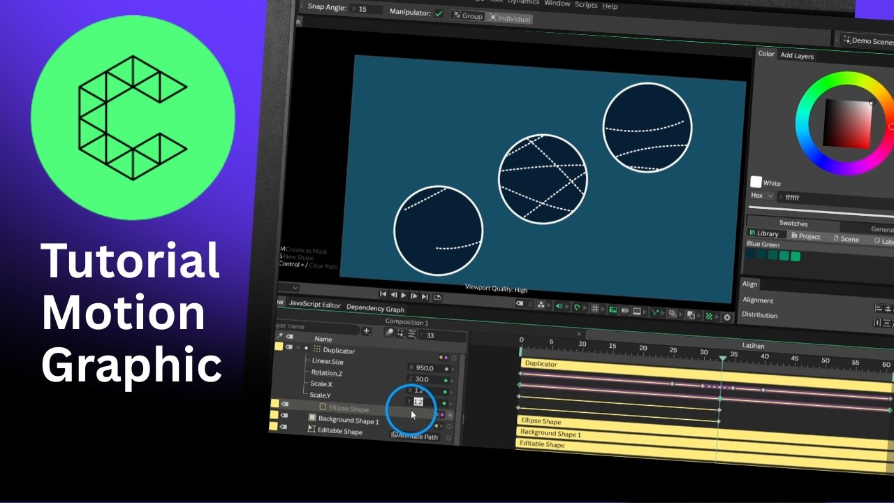 Tutorial Cavalry Indonesia: Motion Graphic Simple dengan Duplicator ...