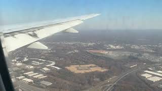 Landing at Charlotte NC American Airlines flight 705 on a 777-200