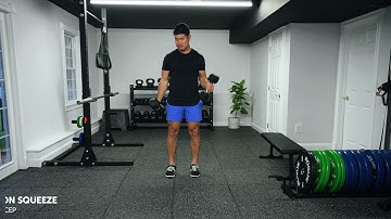 2DB Alternating Bicep Curl with External Rotation Squeeze