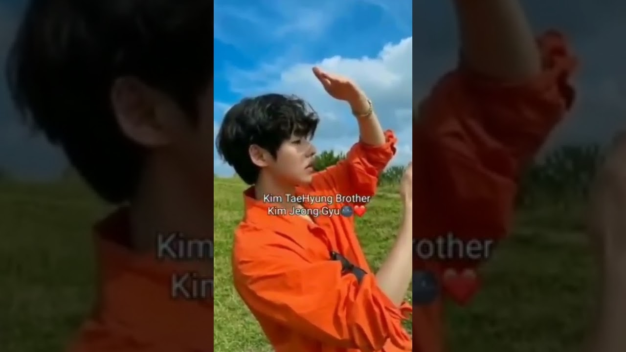 Kim Taehyung brother Kim Jeong gyu😊😊💜💜#trending #bts #taehyung #shorts