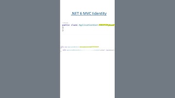 .NET6 MVC Identity Identity