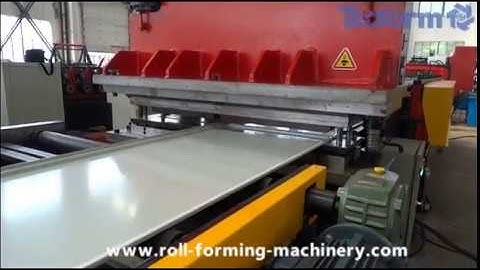 steel panel shelf roll forming line