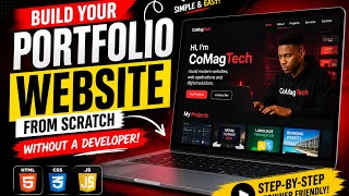 How to build your portfolio website from scratch without a developer  ! 😱
