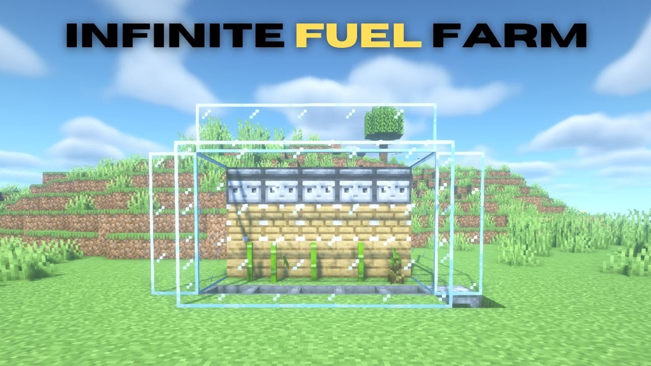 Infinite Fuel Farm in Minecraft Minecraft Best Redstone Builds minecraft minecraftbuild