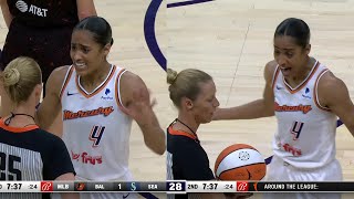 TECHNICAL On Skylar Diggins-Smith, PISSED At Ref For Not Calling OBVIOUS Foul On Her Shot Attempt