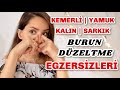 Eğri, Kemerli, Geniş ve Sarkık Burun Düzeltme Egzersizleri | Nose Exercise