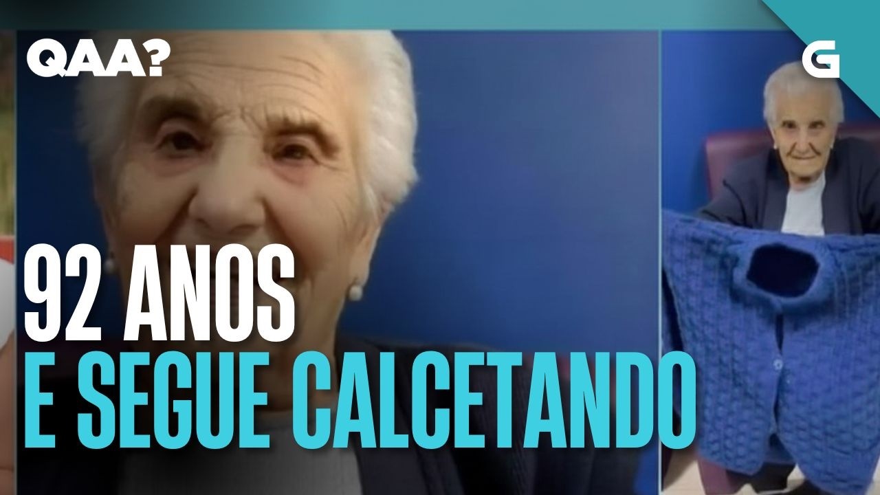 Teresa emociona Galicia: aos 92 anos segue calcetando para todos  | QUEN ANDA AÍ?