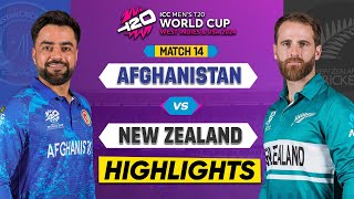 ICC T20 World Cup 2024 | Afghanistan vs New Zealand | Full Highlights 2024 | AFG VS NZ Highlights