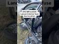 2012 Mitsubishi Lancer interior fuse box junction box part number 8637A654 location on car