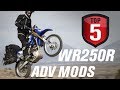 Top 5 Yamaha WR250R Adventure Mods