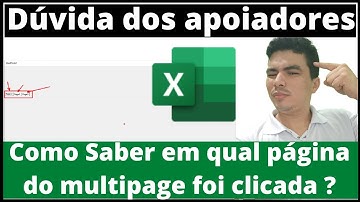 Como Verificar qual pagina do controle Multipage foi clicada?, Evento click do multipage via VBA