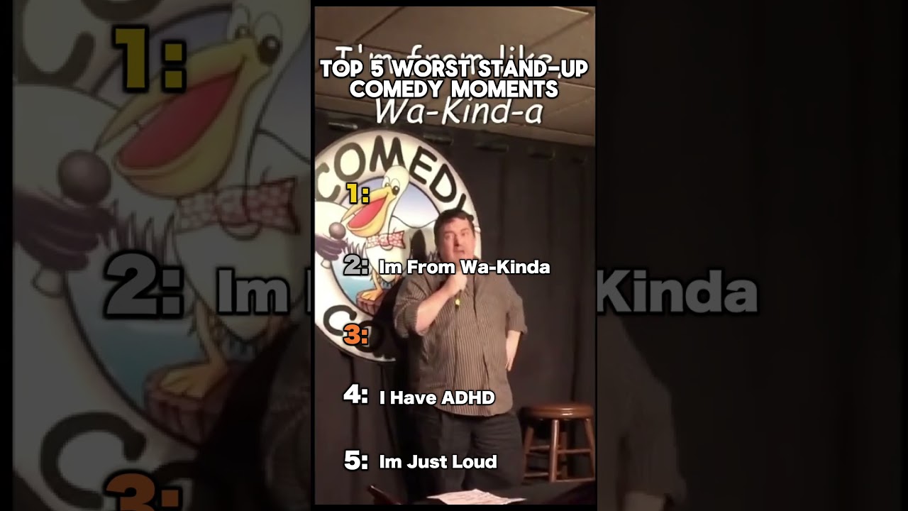 Ranking Top 5 Worst Stand-Up Comedy Moments 🤦