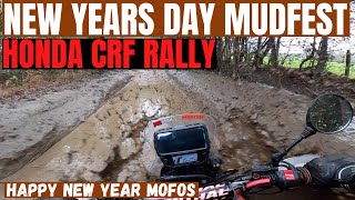 NEW YEARS DAY | MUDFEST | CRF RALLY | with mates