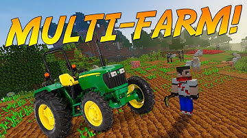 MULTI-FARM! Auto Farm In Minecraft! [1.10] |  Mod Showcase!