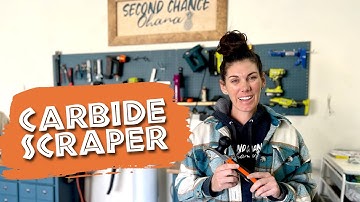 Tutorial: Using + Sharpening a Carbide Scraper