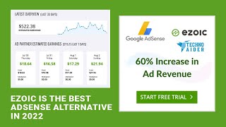 Ezoic Earnings Proof | Ezoic Best AdSense Alternative In 2022