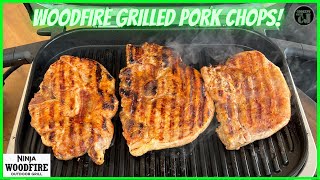 NINJA WOODFIRE GRILLED PORK CHOPS! screenshot 5