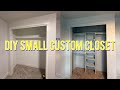 Small Closet DIY Makeover | Adding Storage &amp; Hanging Space on a Budget 