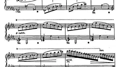 Louis Vierne - Deux Pieces for Piano, Op. 7 (1893) [Score-Video]