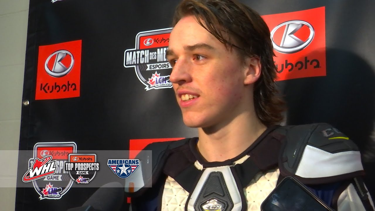 2023 Kubota CHL / NHL Top Prospects Game Availability Lukas