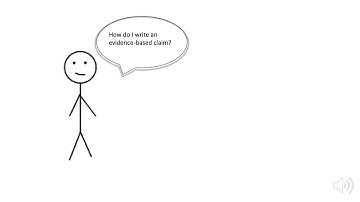How to write an evidence-based claim