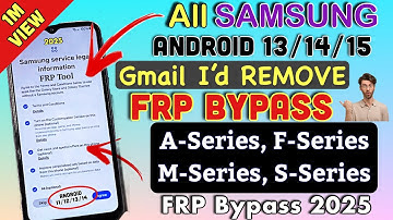 Samsung FRP Bypass 2025| Android 15/16 | 100% Working FRP Bypass | No PC | Easy Guide 🚀