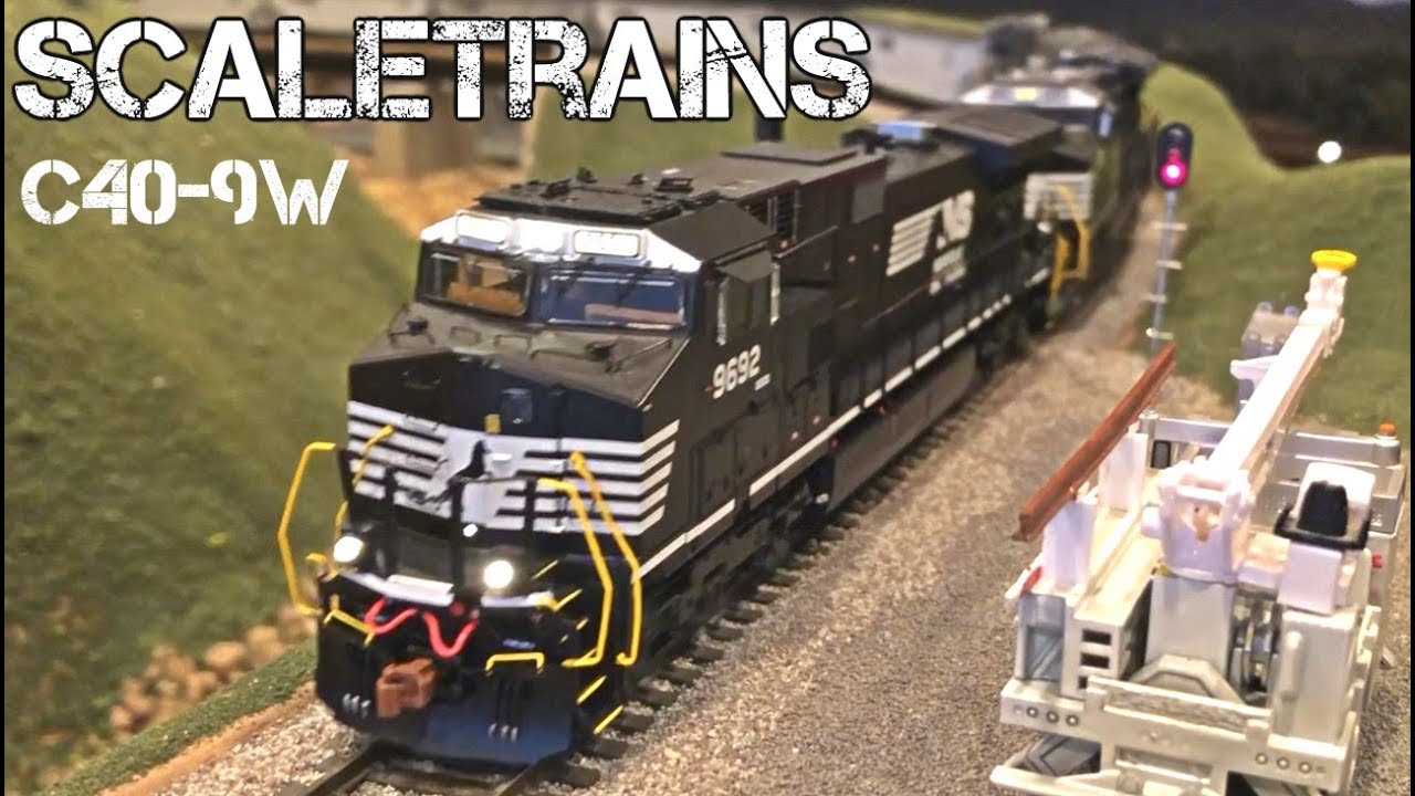 ScaleTrains ALL NEW Norfolk Southern C40-9W - A Closer Look - YouTube